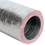 KM Insulated Flex-Vent, 4"x25' Silver Jack R6 Bag