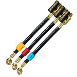 1/4" Ball Valves Hose Extension Set, 8" Long, 3Pk