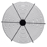 Fan Guard, 24" Diameter, Black
