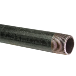 Black Steel Pipe, Cut Length, 3/4 x 48"